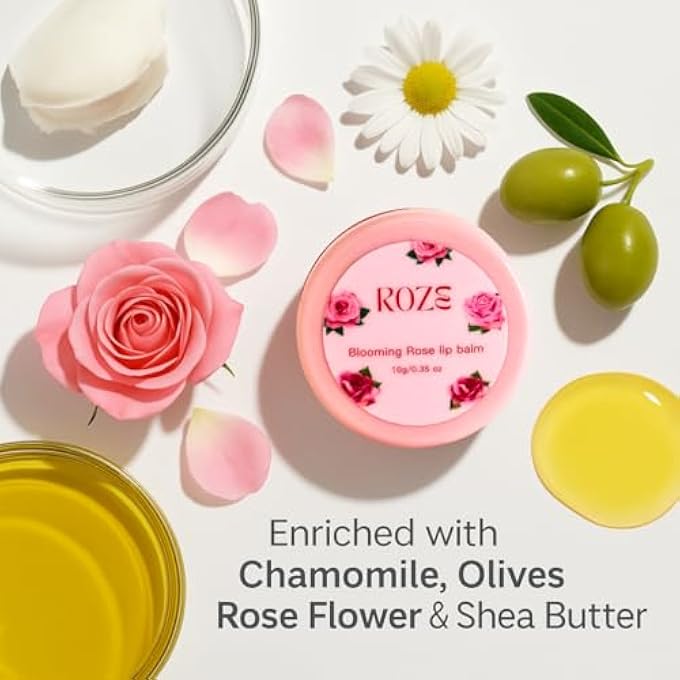 ROZE ALL NATURAL | BLOOMING ROSE LIP BALM | SOFT, BRIGHT LIPS FOR ALL AGES - Image 2